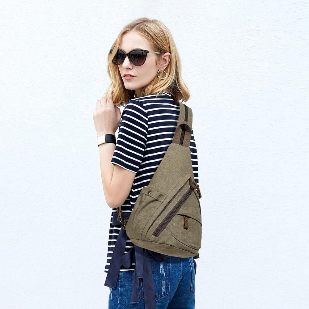 Versatile Small Crossbody Backpack With Hidden An… - image 8